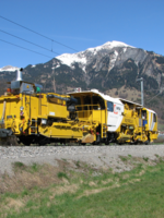 Maschineller Gleisbau Meterspur - Rhomberg Sersa Switzerland